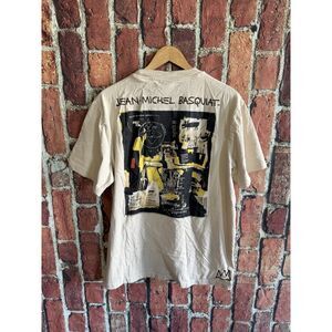 2023 JEAN MICHEL BASQUIAT SHOE PALACE Neon Repair T-Shirt Art Streetwear 2XL